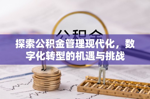 汤原探索公积金管理现代化，数字化转型的机遇与挑战