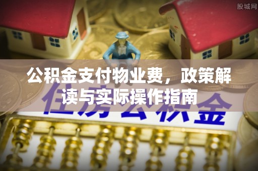 汤原公积金支付物业费，政策解读与实际操作指南