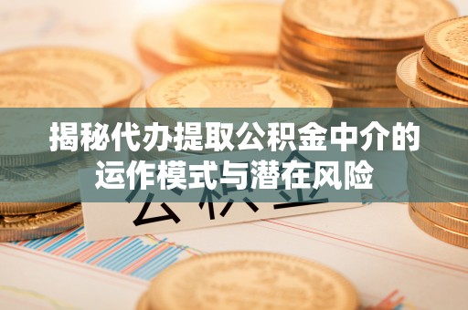 汤原揭秘代办提取公积金中介的运作模式与潜在风险